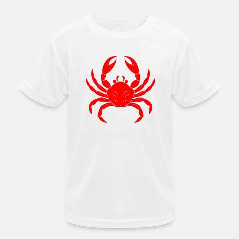 Krabbe Kinder Funktions-T-Shirt