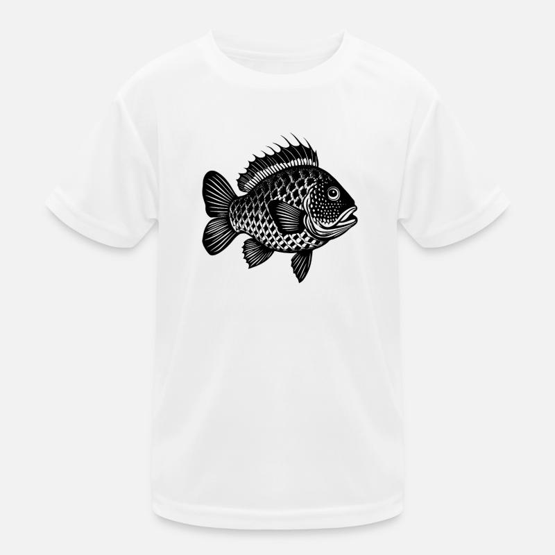 Crappie-Fisch Kinder Funktions-T-Shirt