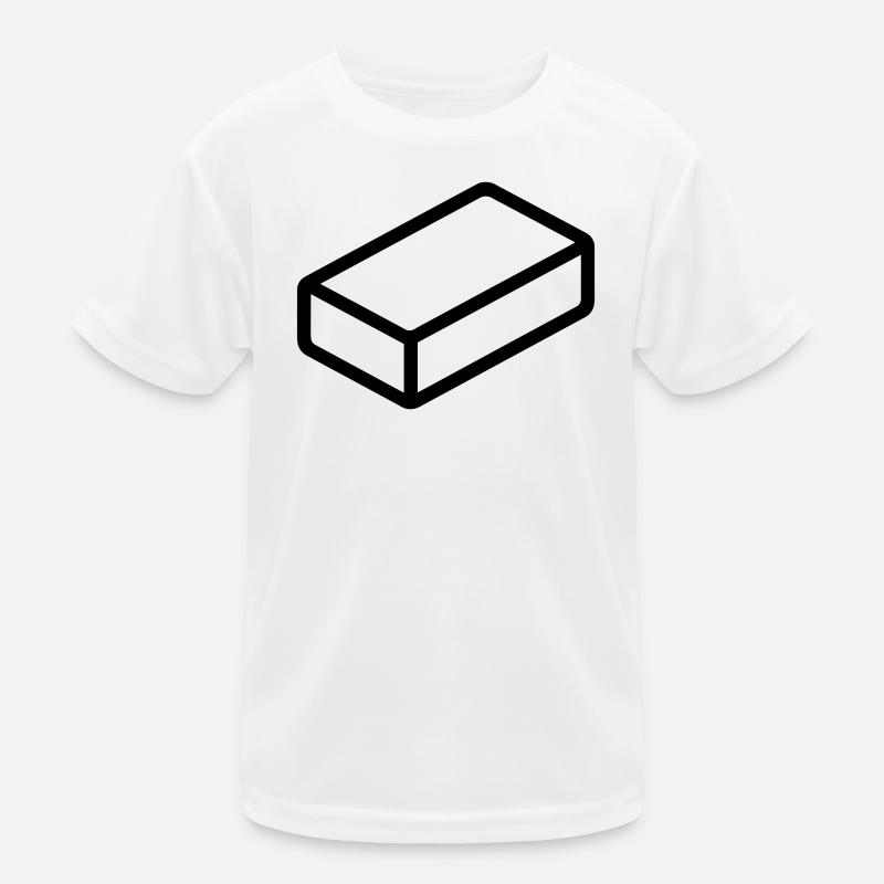 Ziegel Kinder Funktions-T-Shirt