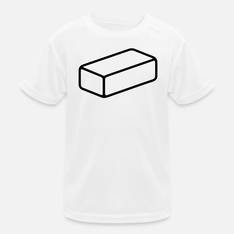 Ziegel Kinder Funktions-T-Shirt