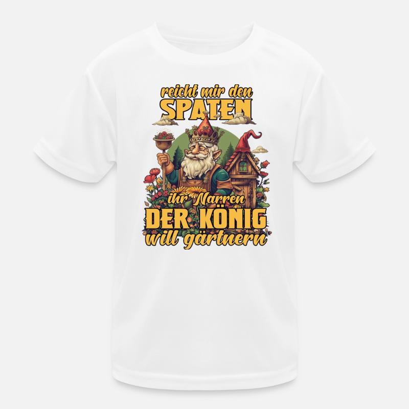 Hobbygärtner Gärtner Gartenarbeit Hochbeet Garten Kinder Funktions-T-Shirt