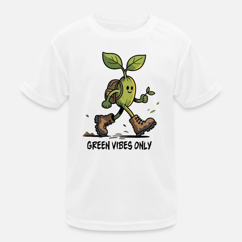 Ecological Plant on a hike Kids Functional T-Shirt