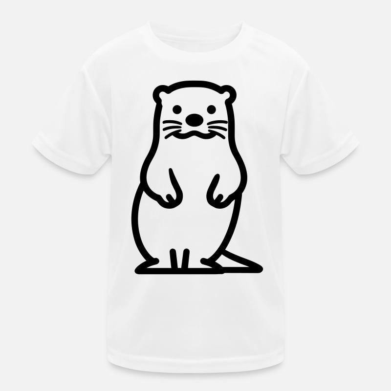 Otter Kinder Funktions-T-Shirt