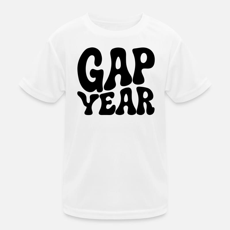 Gap Year siebziger wavy Schriftzug Kinder Funktions-T-Shirt