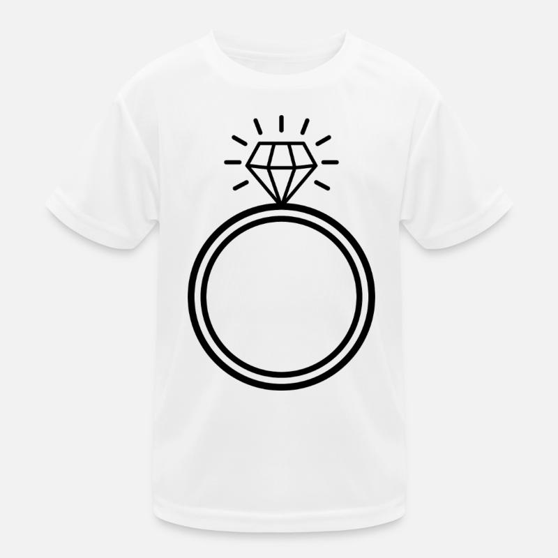 Diamantring Kinder Funktions-T-Shirt