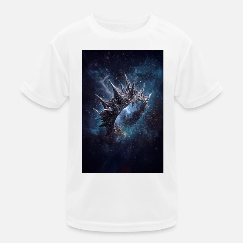 Spiked Nebula Crown Kids Functional T-Shirt