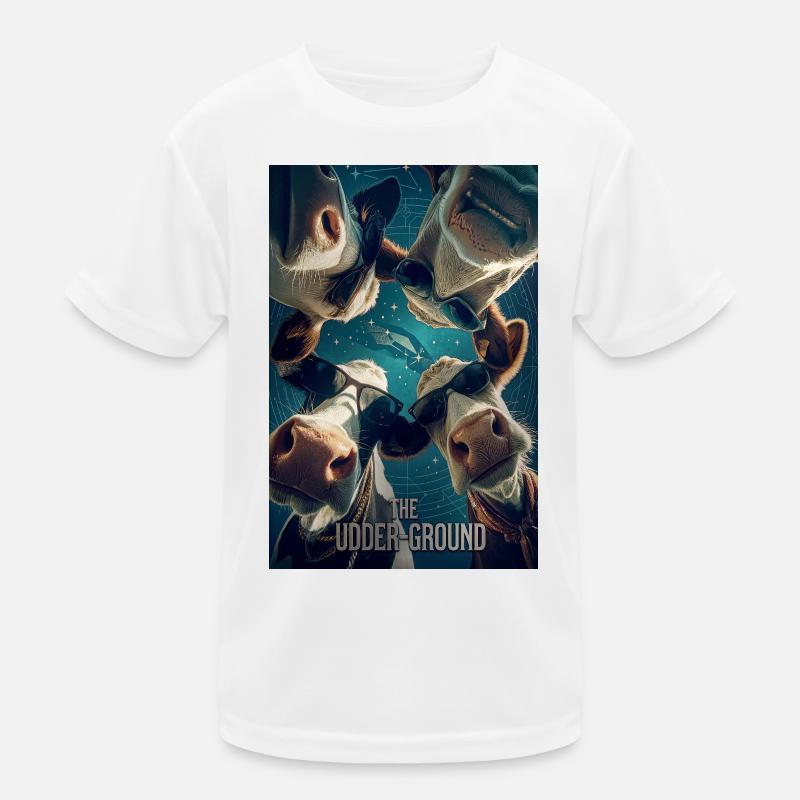 Cosmic Sunglass Herd Kids Functional T-Shirt