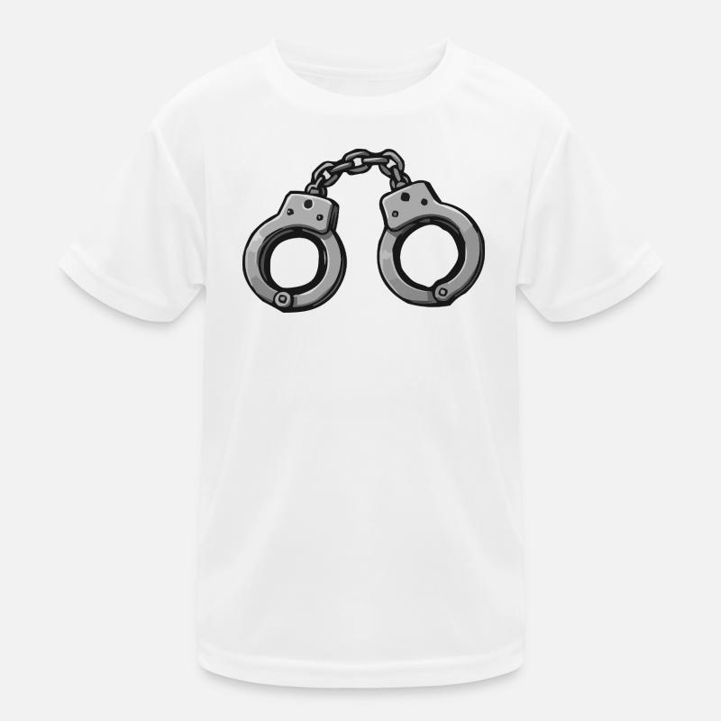 Handcuffs Graphic Kids Functional T-Shirt