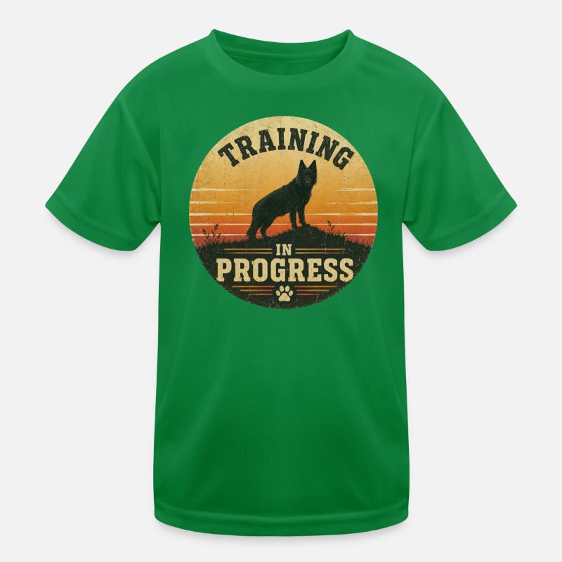 Training in Progress Kids Functional T-Shirt