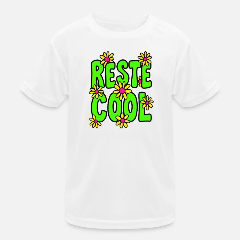 Tshirt Reste Cool Rétro 90s Marguerite T-shirt sport Enfant