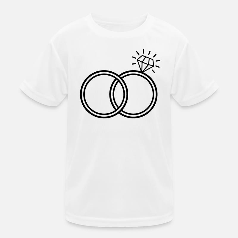 Diamond Ring Kids Functional T-Shirt