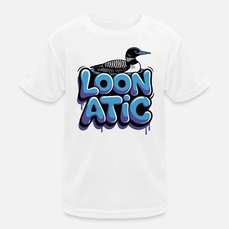 Eistaucher Wasservogel Loonatic Kinder Funktions-T-Shirt