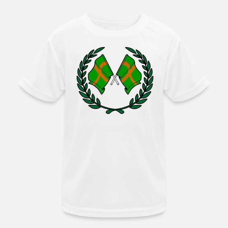 Walking Crest Custom Kinder Funktions-T-Shirt