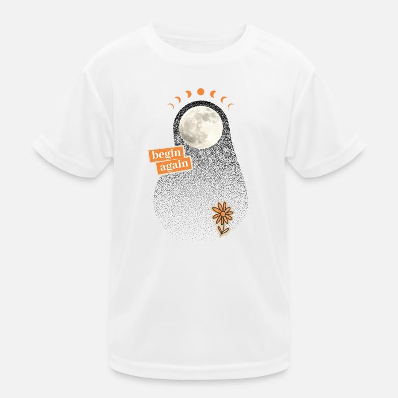 Neuanfang: begin again Kinder Funktions-T-Shirt