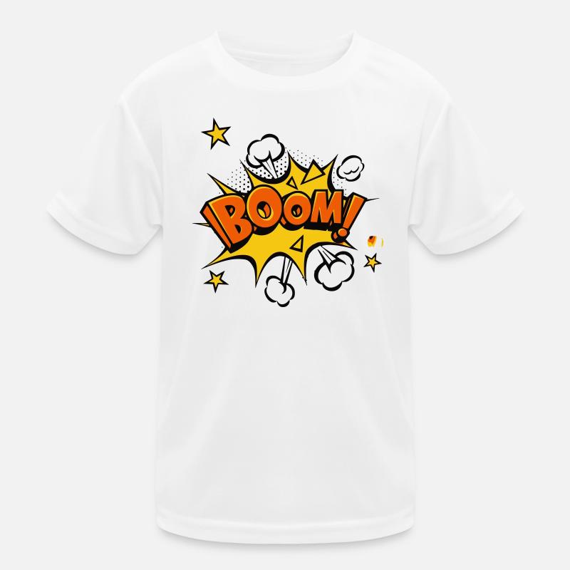 Boom Comic Explosion Kinder Funktions-T-Shirt