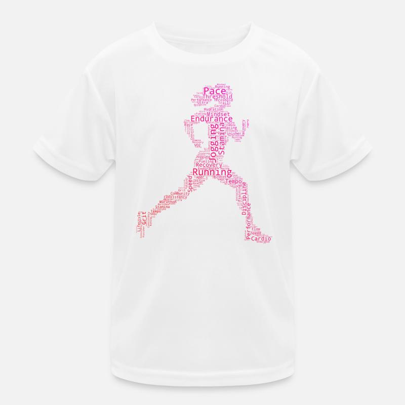Geschenkidee für eine Running mit Running Kinder Funktions-T-Shirt