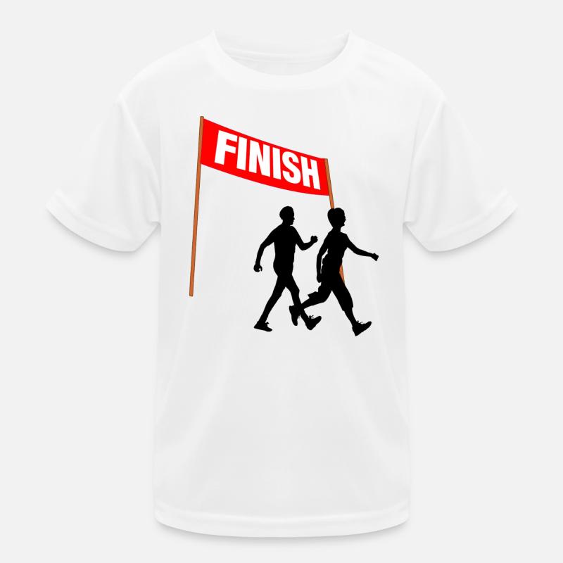 Walking Finish Duo Kids Functional T-Shirt