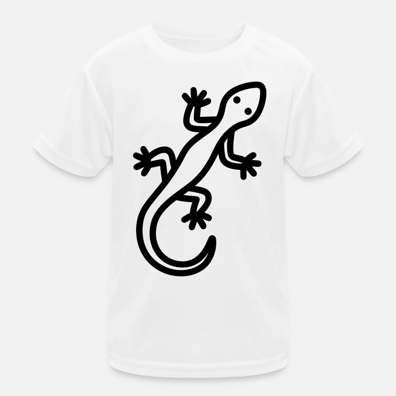 Eidechse Kinder Funktions-T-Shirt
