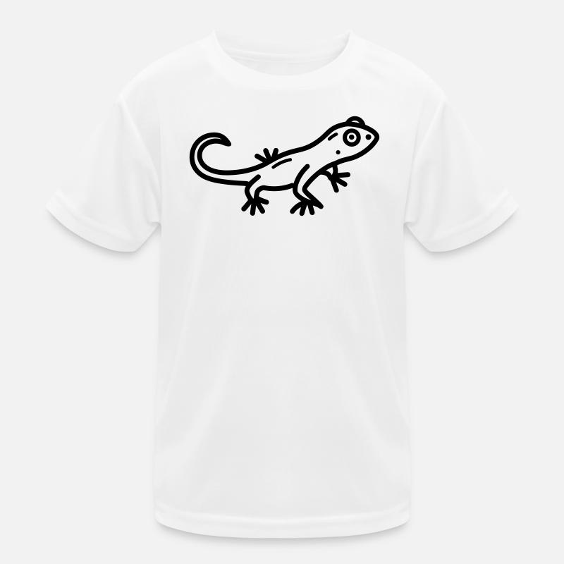 Eidechse Kinder Funktions-T-Shirt