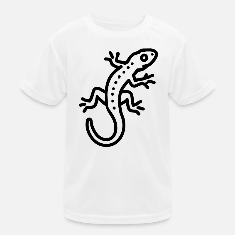 Eidechse Kinder Funktions-T-Shirt