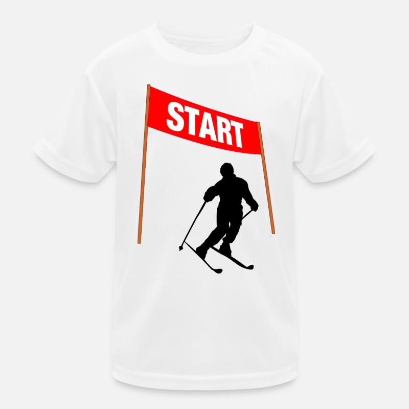 Ski Start Line Kids Functional T-Shirt