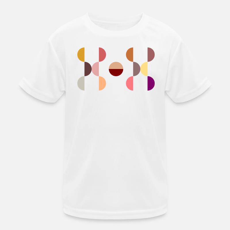 Design circulaire élégant et moderne DOT T-shirt sport Enfant