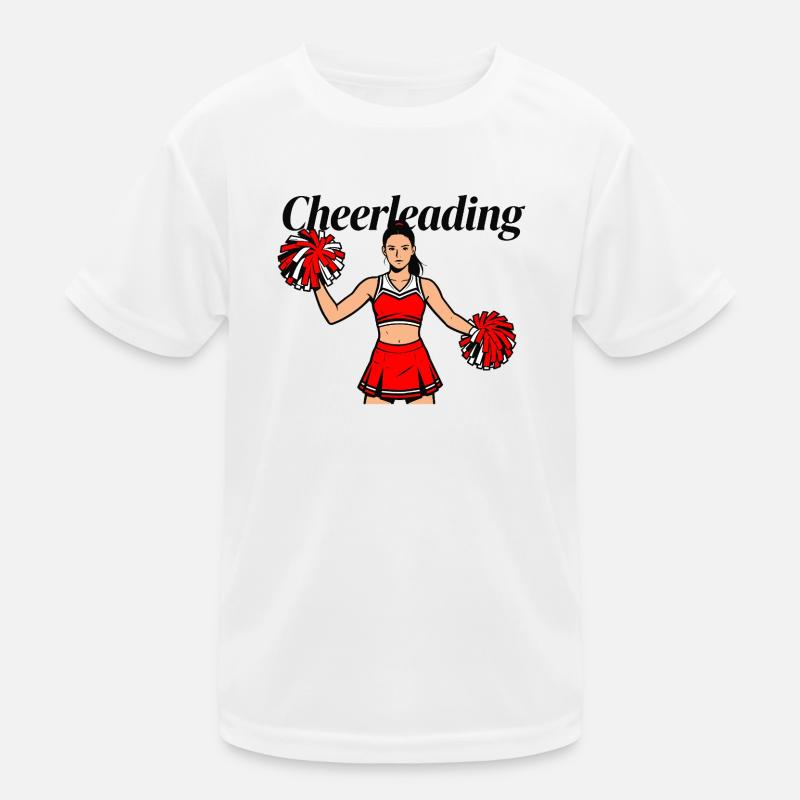 Cheerleader Kinder Funktions-T-Shirt
