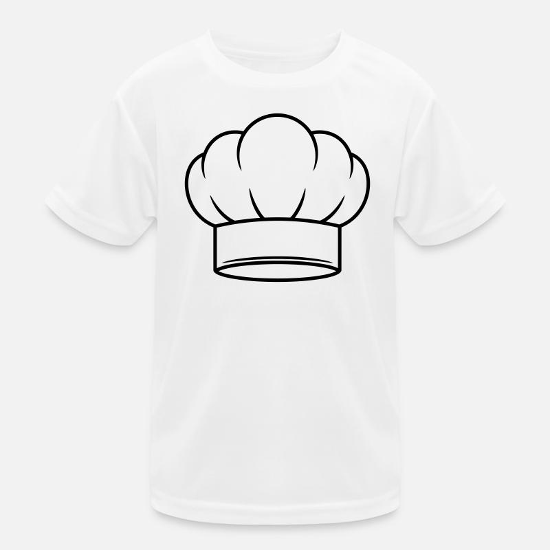 Chef Hat Vector Icon Design Kids Functional T-Shirt