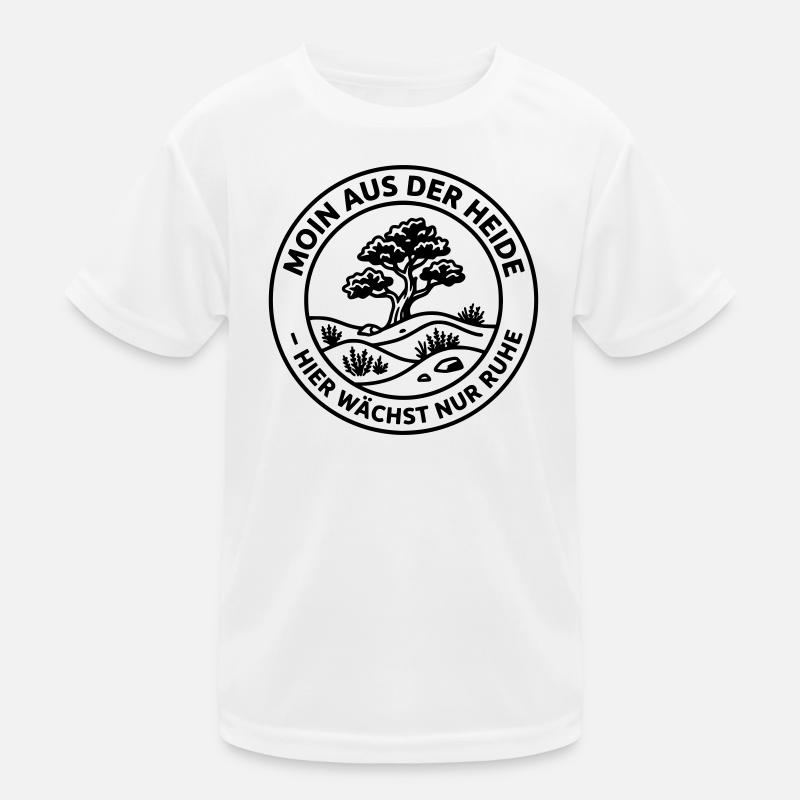 Moin aus der Heide  Kinder Funktions-T-Shirt