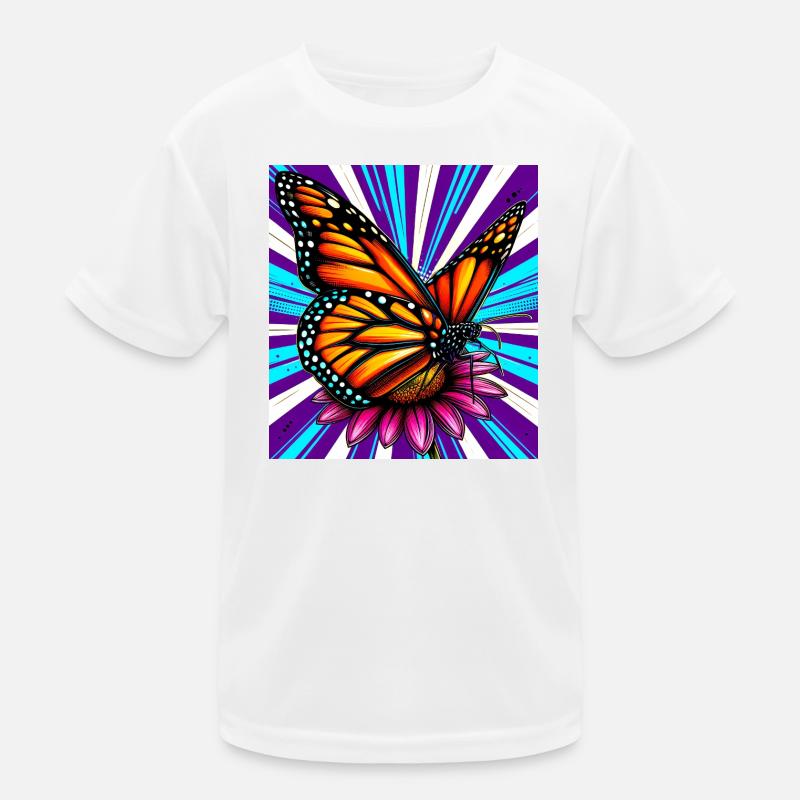 Schmetterling Kinder Funktions-T-Shirt