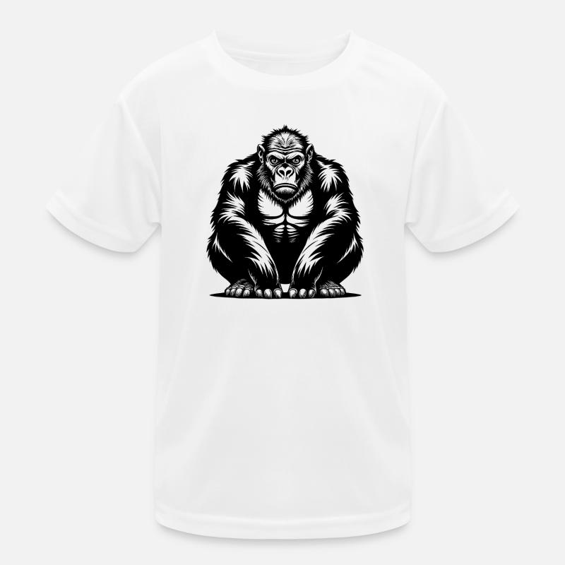 Gorilla Kinder Funktions-T-Shirt