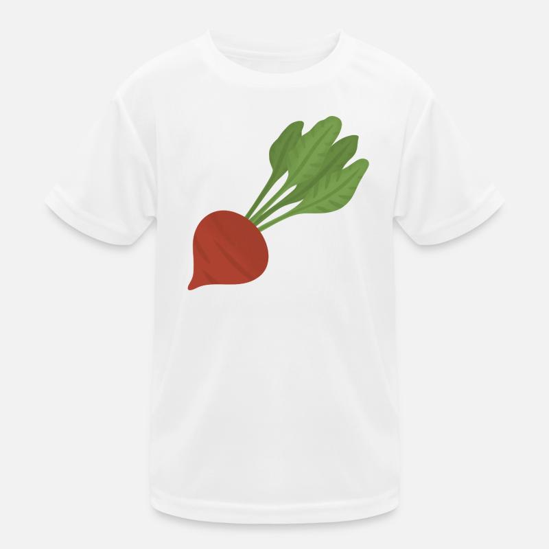 Beetroot Botanical Art Kids Functional T-Shirt