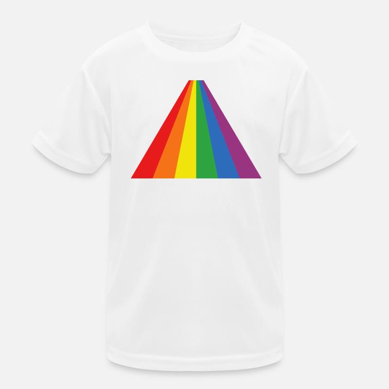 Rainbow Triangle Bold Kids Functional T-Shirt