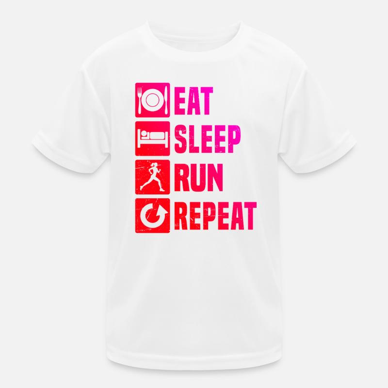 Geschenkidee für eine Running mit Running Kinder Funktions-T-Shirt
