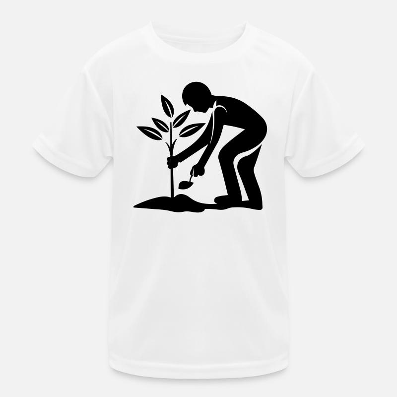 Planting Environment Nature Conservation Kids Functional T-Shirt