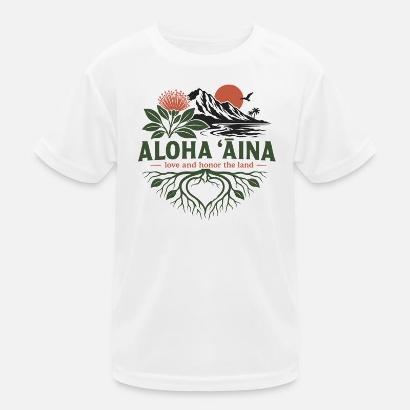 Aloha Aina-Wurzeln Kinder Funktions-T-Shirt
