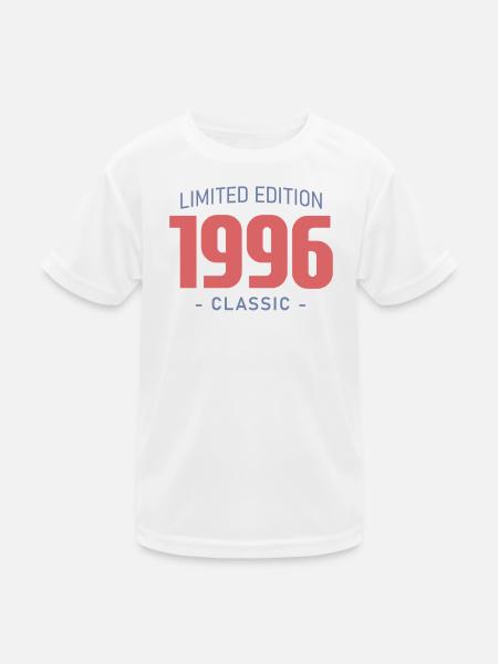 30 Jahre altes Lustiges Humor-T-Shirt von 1996 - Kinder Funktions-T-Shirt - Weiß - Vorne