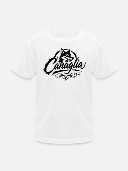 Schurke - Kinder Funktions-T-Shirt - Weiß - Vorne