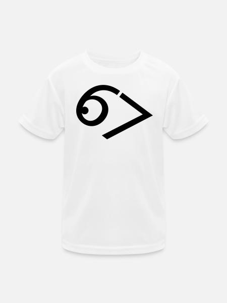 six seven - Kids Functional T-Shirt - white - Front