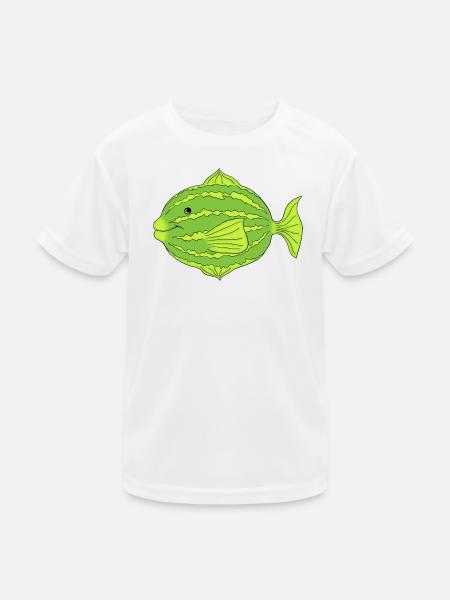 puffy  - Kinder Funktions-T-Shirt - Weiß - Vorne