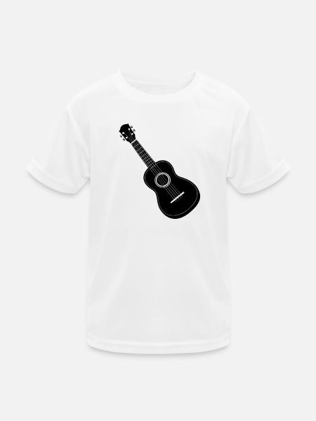 Ukulele - Kids Functional T-Shirt - white - Front