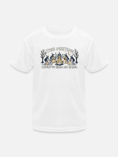 Magisches Meeting - Kinder Funktions-T-Shirt - Weiß