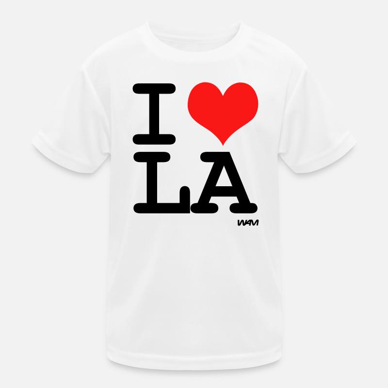 la - Kids Functional T-Shirt - white