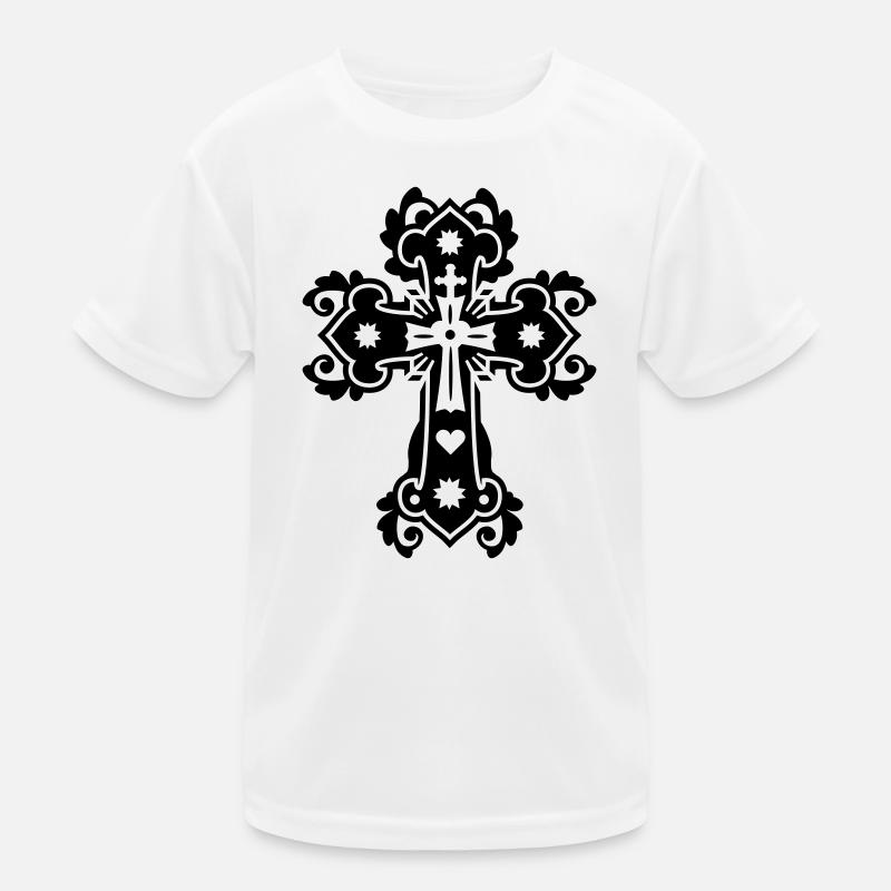 gothic kreuz Kids Functional T-Shirt