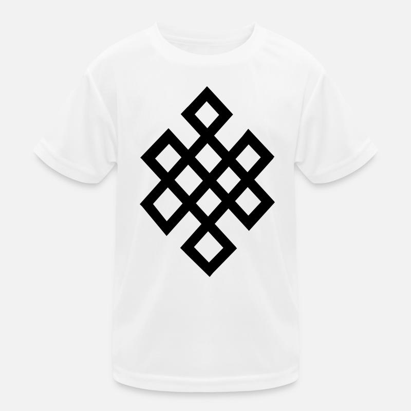 Tibet Symbol Luck Kids Functional T-Shirt