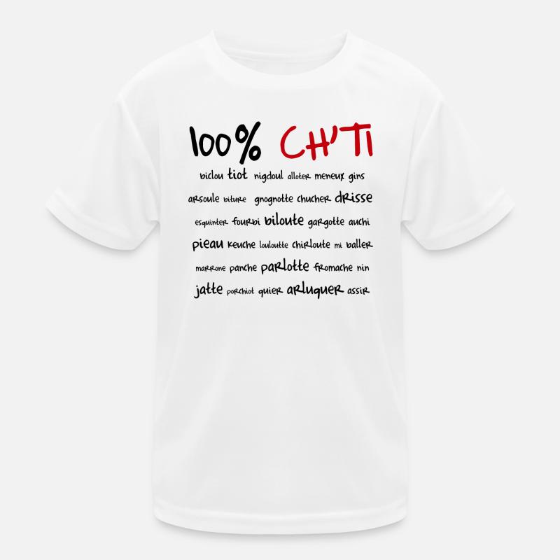 100% Ch'ti T-shirt sport Enfant
