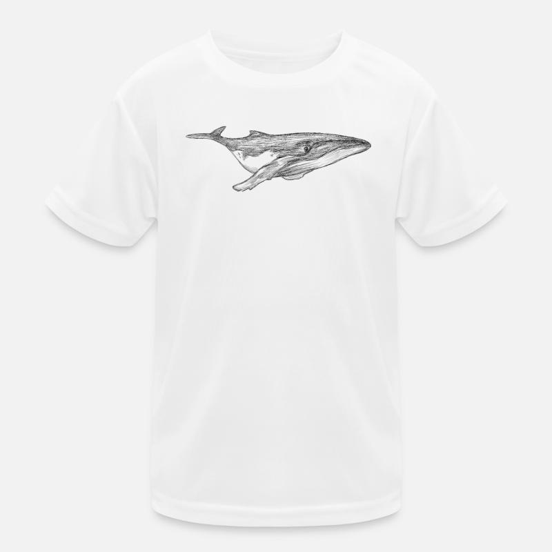 Conception de baleine flottante T-shirt sport Enfant