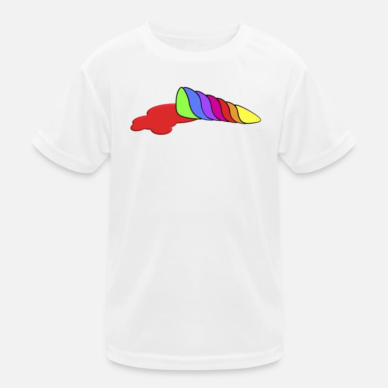 Horn Unicorn Kids Functional T-Shirt