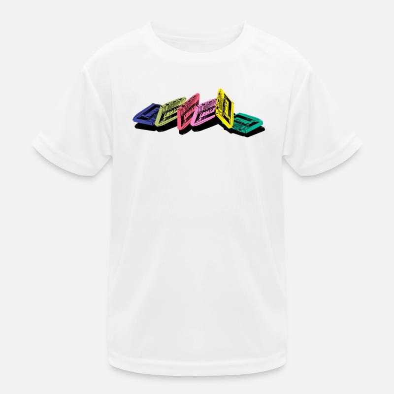 Kassette Kinder Funktions-T-Shirt