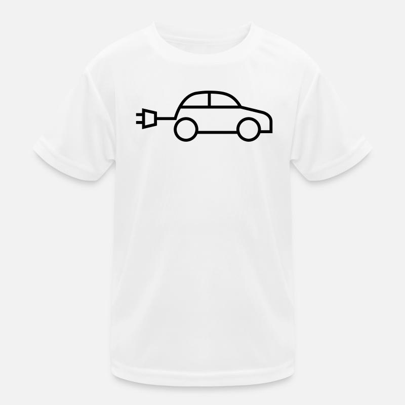 Elektroauto e-auto electric car Kinder Funktions-T-Shirt